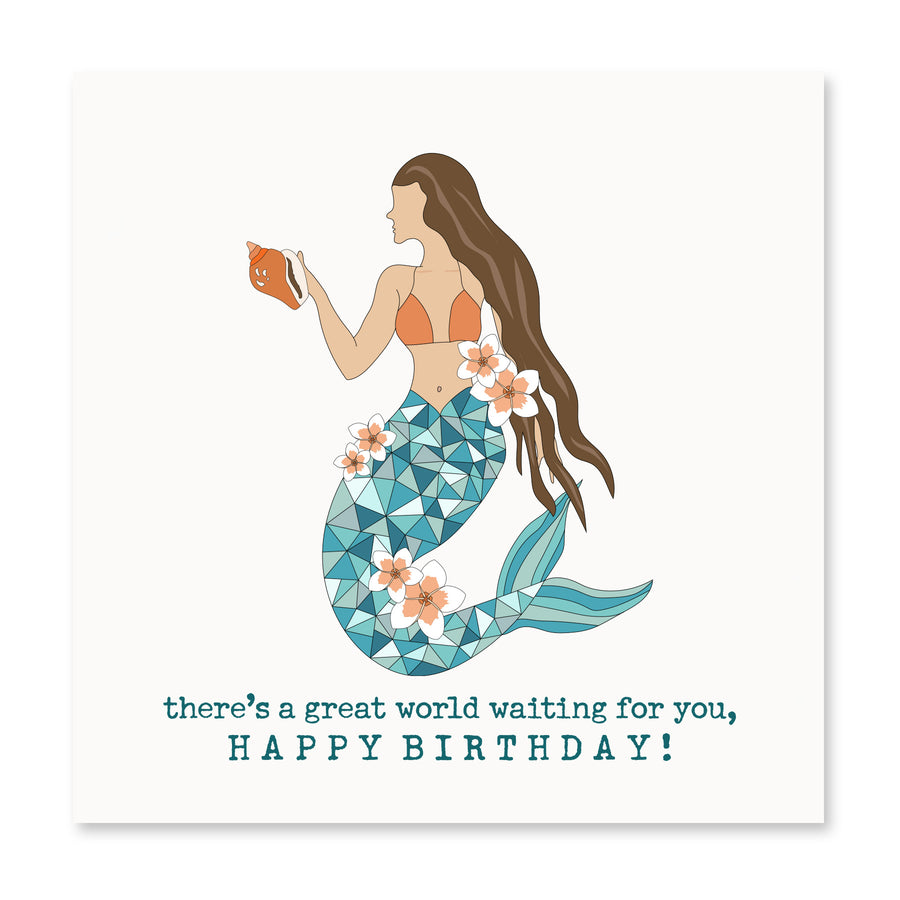 There's A Great World Waiting For You | Birthday Card