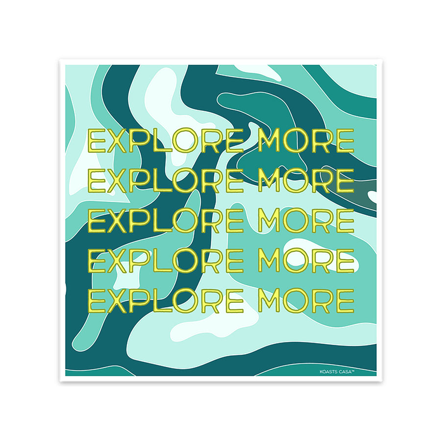 4" Explore More Vinyl Sticker