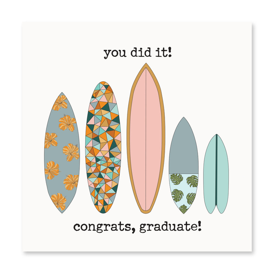 You Did It! Congrats, Graduate! | Graduation Card