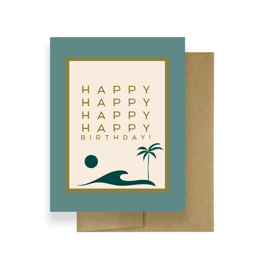 Happy Happy Happy Birthday! | Birthday Card