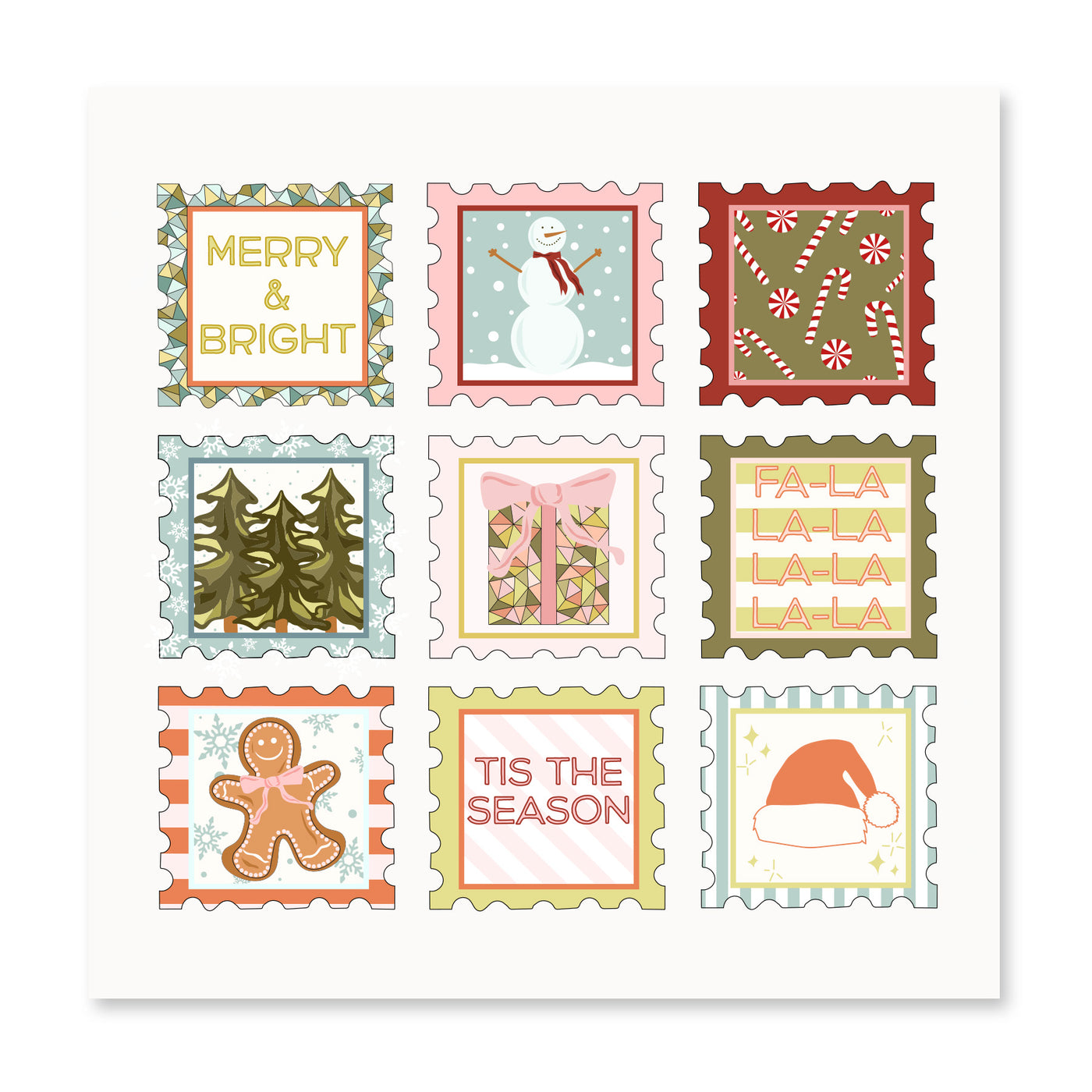 Holiday Stamps | Holiday Card