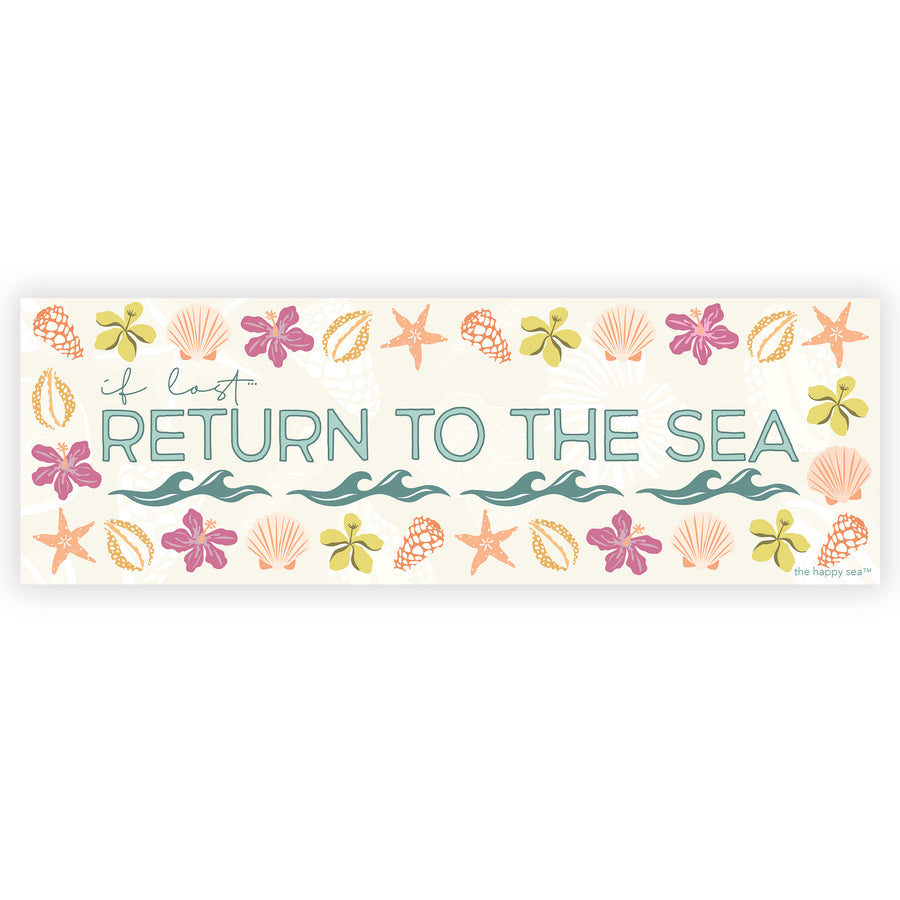 Return To The Sea Bumper Sticker