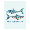 Save Our Oceans, 11x14 Art Print