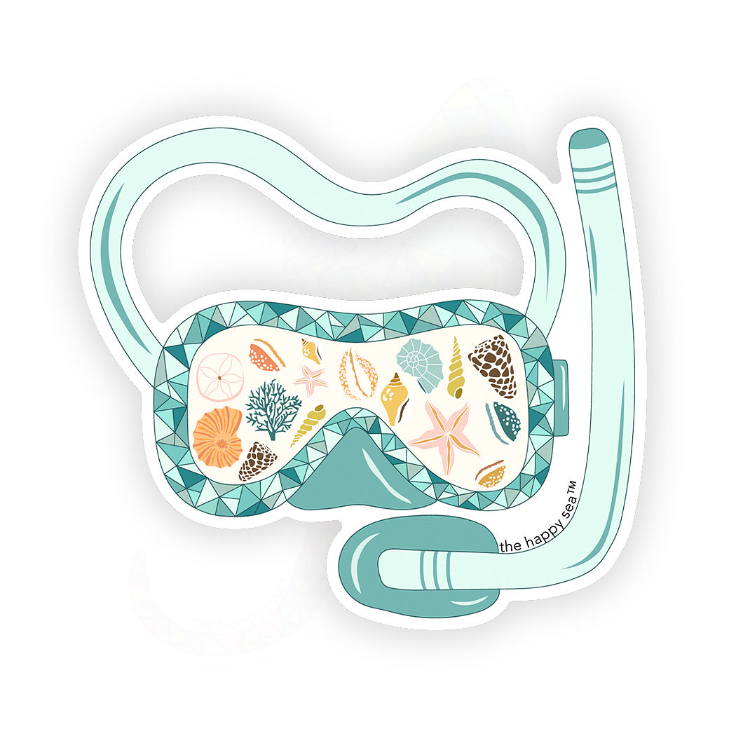 3.5" Scuba Mask Vinyl Sticker