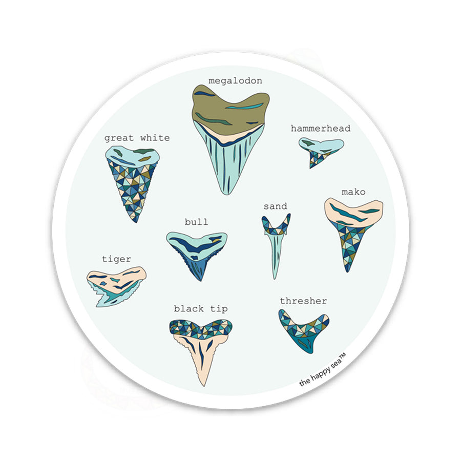 3.5" Sharktooth ID Vinyl Sticker