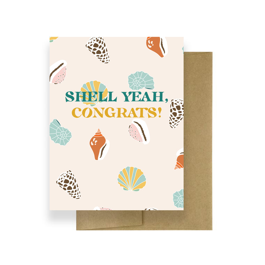 Shell Yeah, Congrats! | Congratulations Card