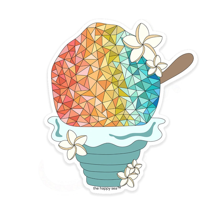 3.5" Snowcone Vinyl Sticker