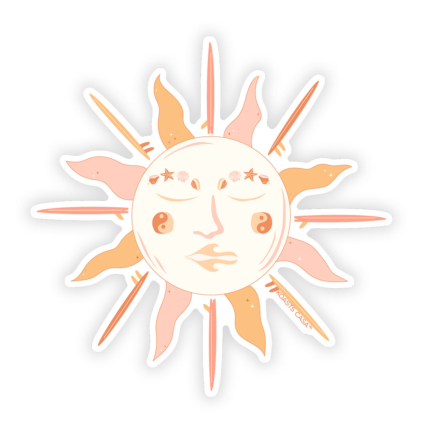 3.5" Sun & Surf Vinyl Sticker
