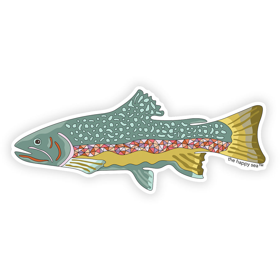 4" Trout Vinyl Sticker
