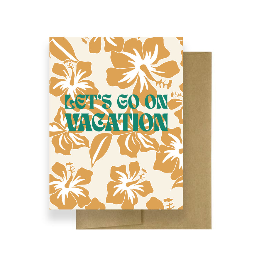 Let's Go On Vacation! | Friendship Card