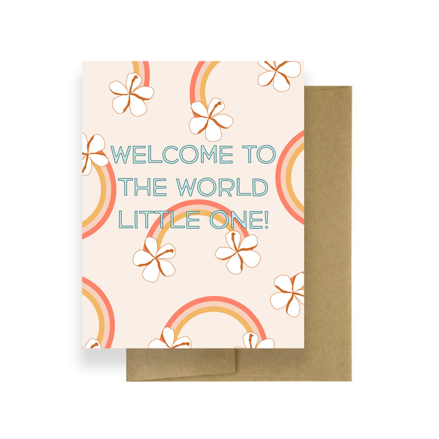 Welcome To The World Little One! | Baby Card
