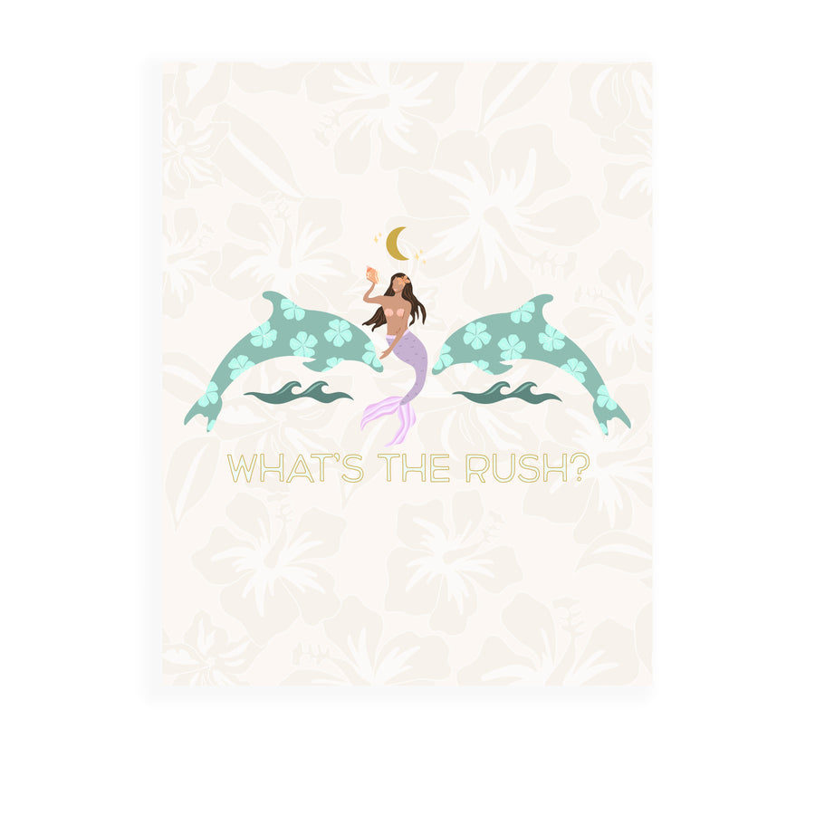 11x14 What's The Rush? Art Print