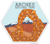 4" Arches National Park Vinyl Sticker