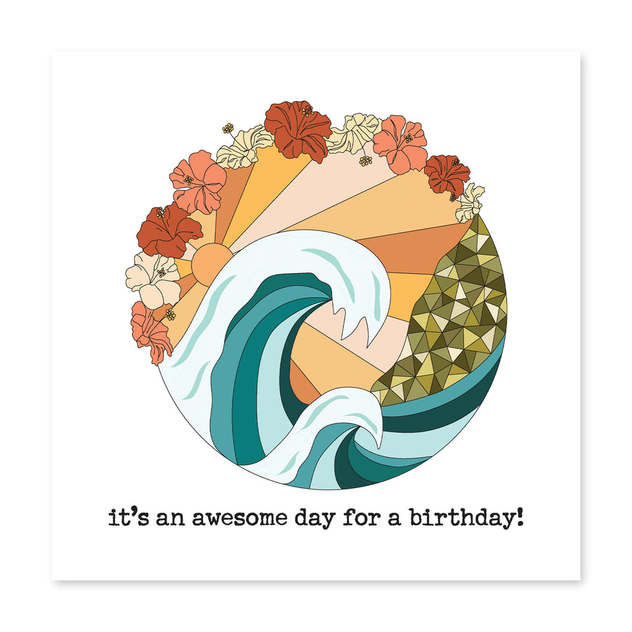 It's An Awesome Day For A Birthday! | Birthday Card