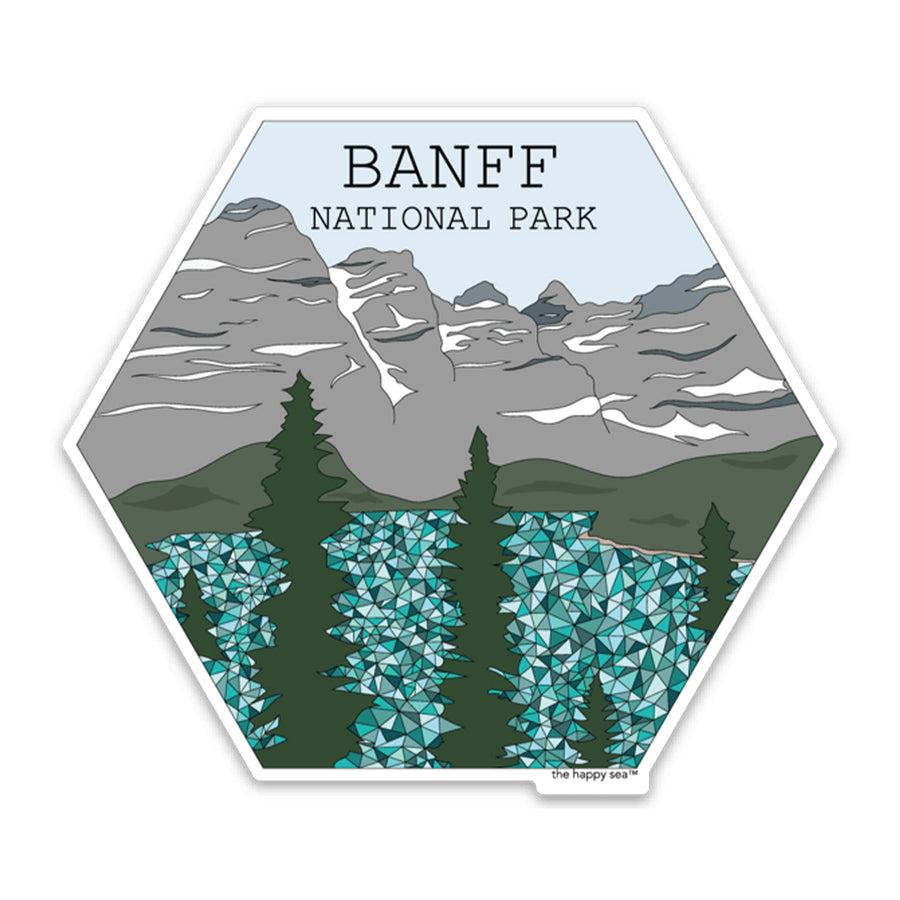 4" Banff National Park Vinyl Sticker