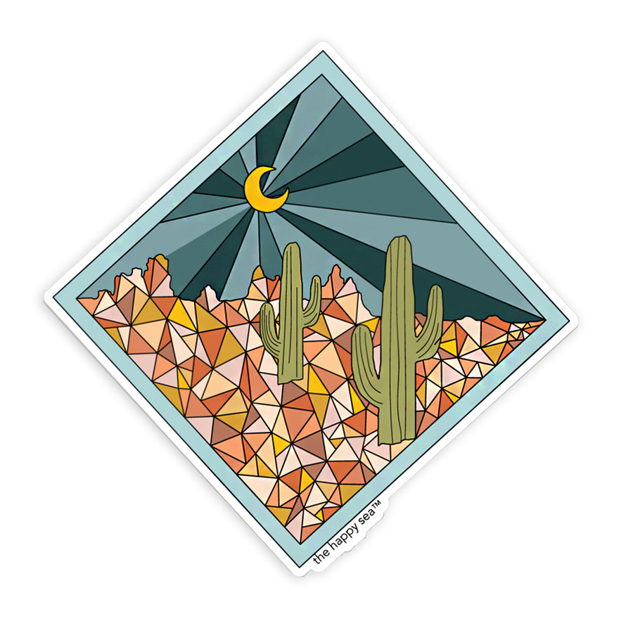 3.5" Saguaro Vinyl Sticker