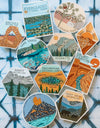 Set of 4 National Park Sticker Set