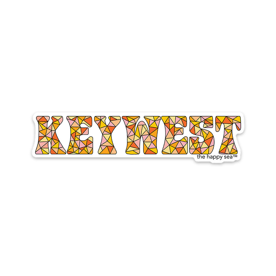 4" Key West Vinyl Sticker