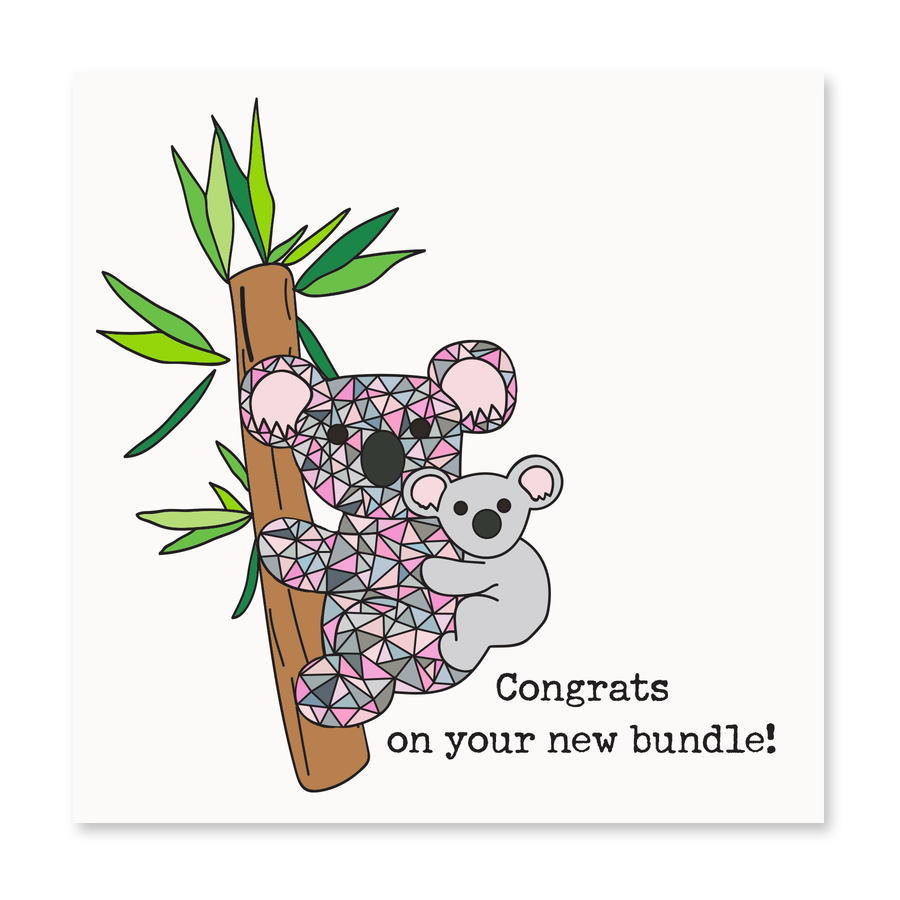 Congrats On Your New Bundle! | Baby Card