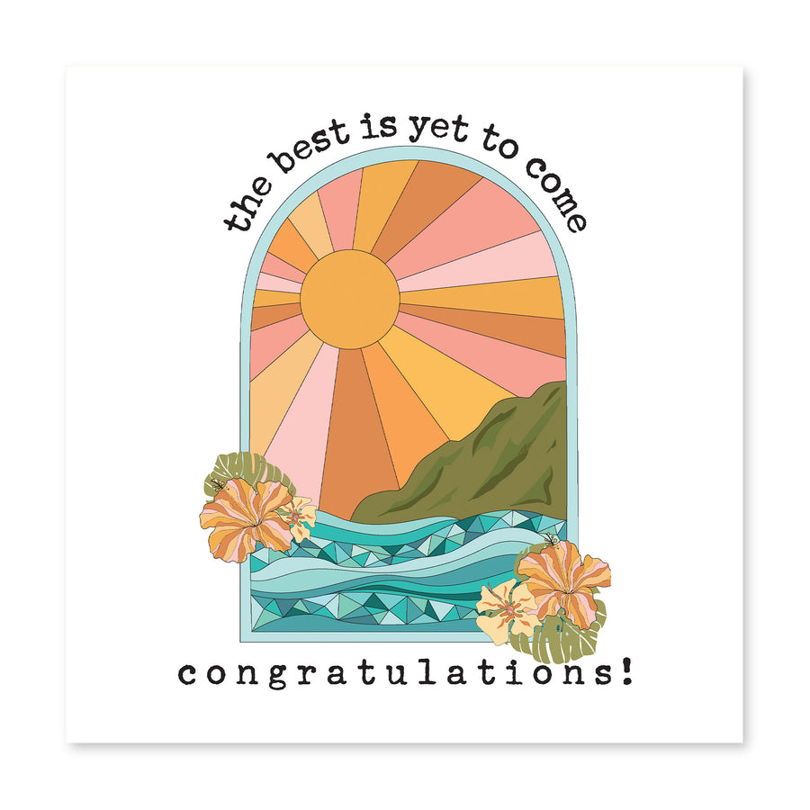 The Best Is Yet To Come! | Wedding Card