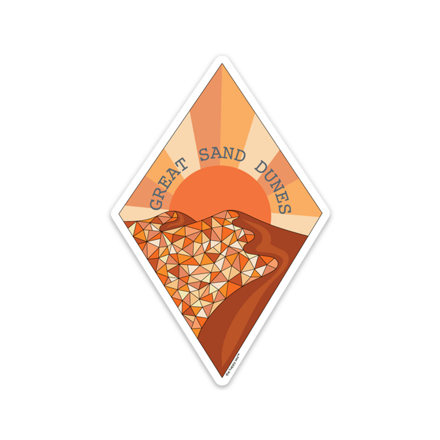 4" Great Sand Dunes Vinyl Sticker