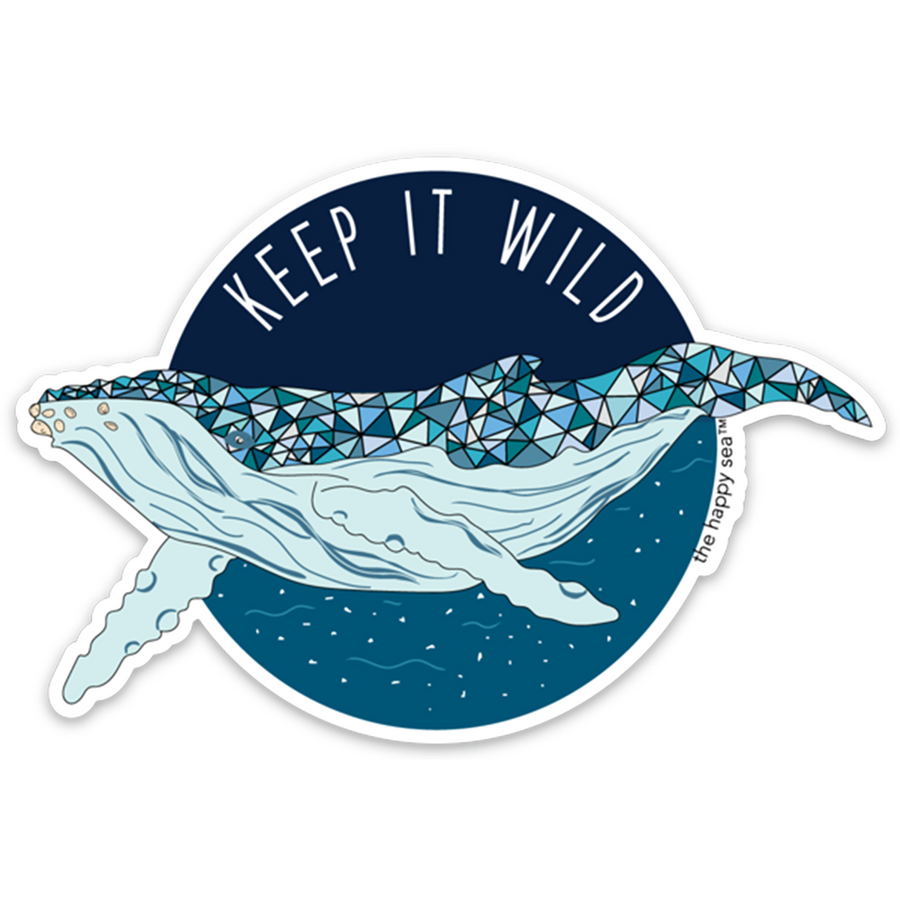 3.5" Keep It Wild Vinyl Sticker