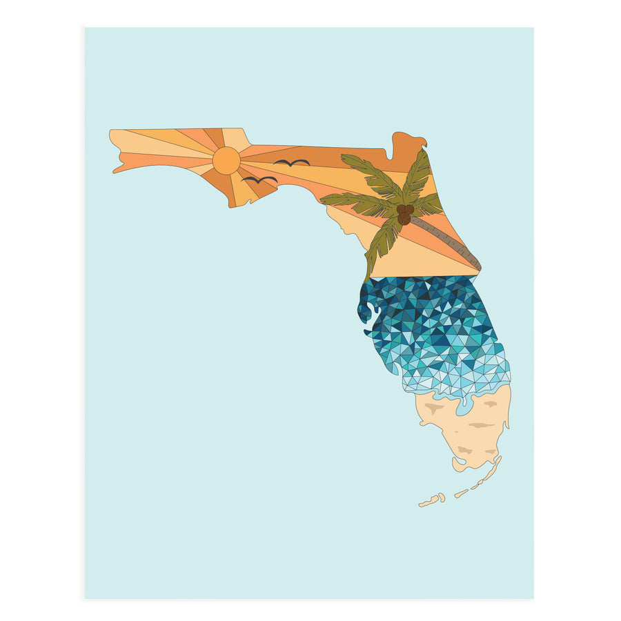 Sunny FL, 11x14 Art Print