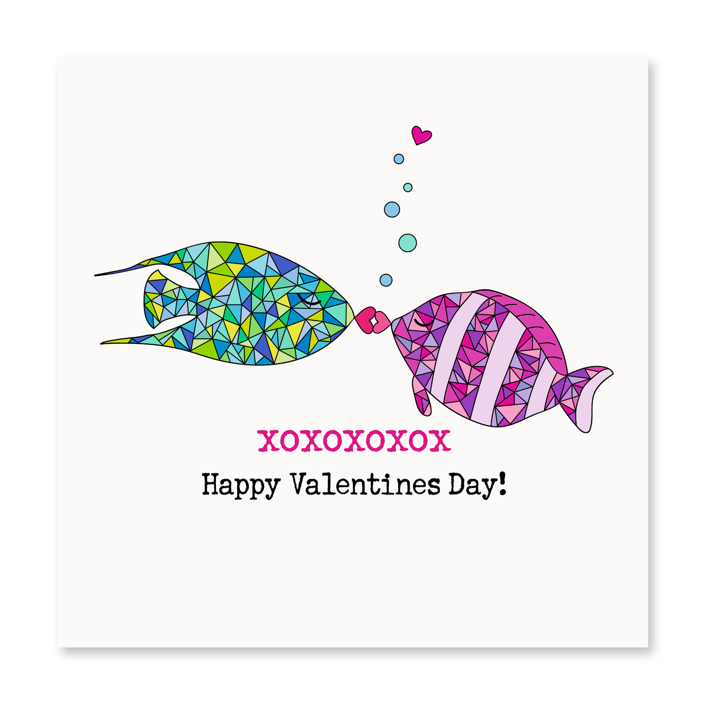 XOXOX Happy Valentines Day | Valentine's Day Card