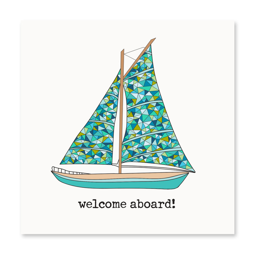 Welcome Aboard! | Baby Card