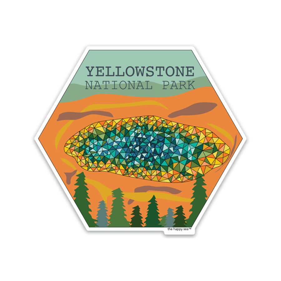 4" Yellowstone Vinyl Sticker