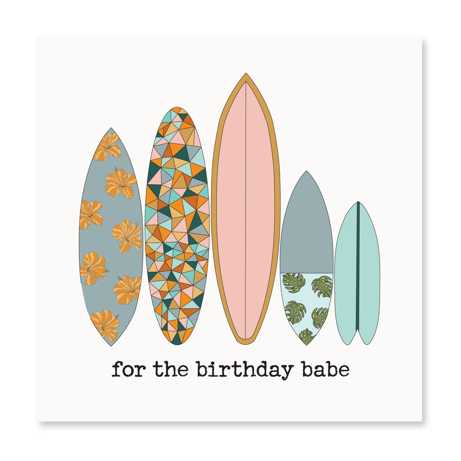 For The Birthday Babe | Birthday Card