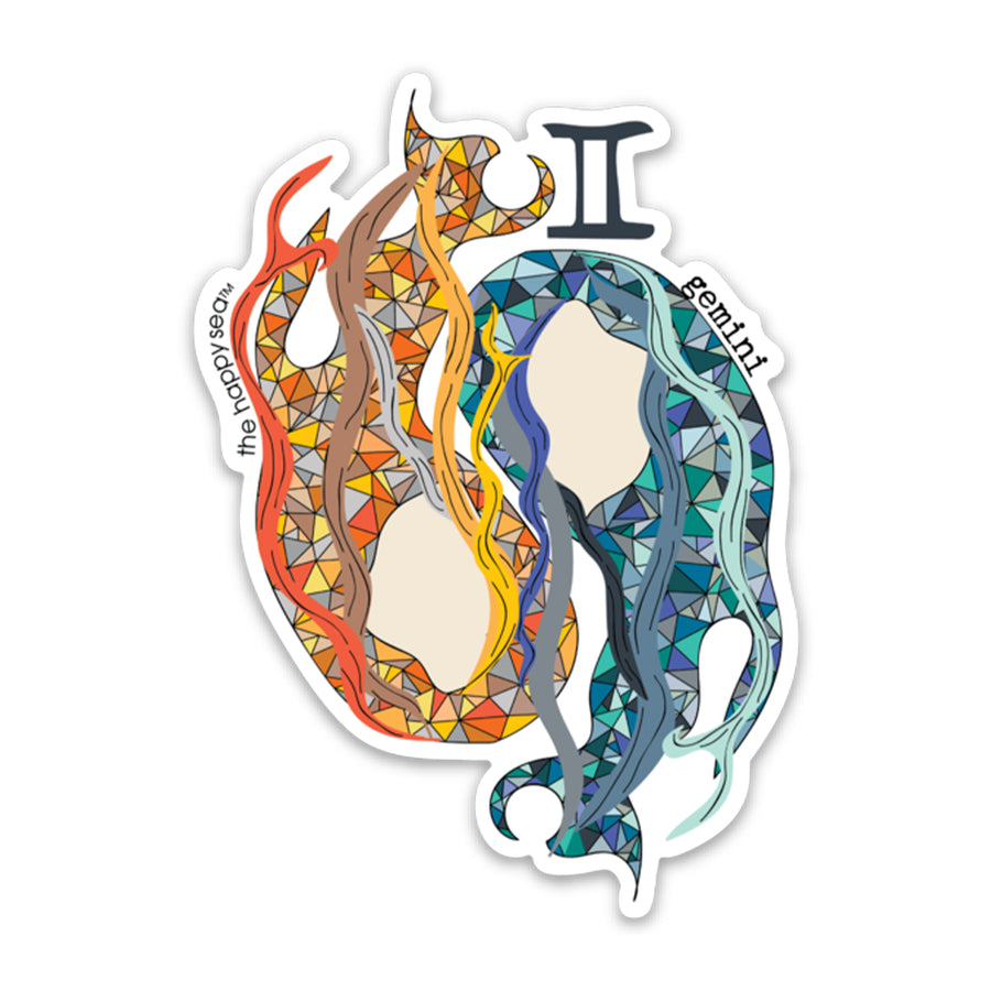 3.5" Gemini Vinyl Sticker