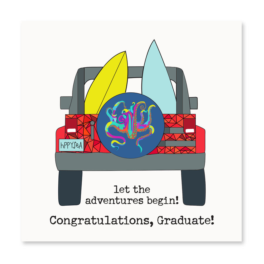 You're On Your Way, Grad! | Graduation Card