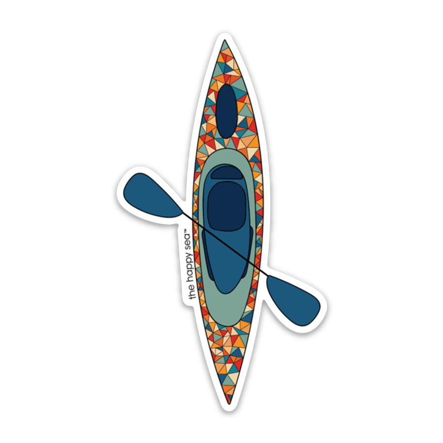 4" Kayak Vinyl Sticker