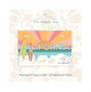 California License Plate Magnet