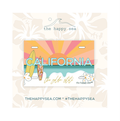 California License Plate Magnet
