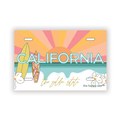 California License Plate Magnet