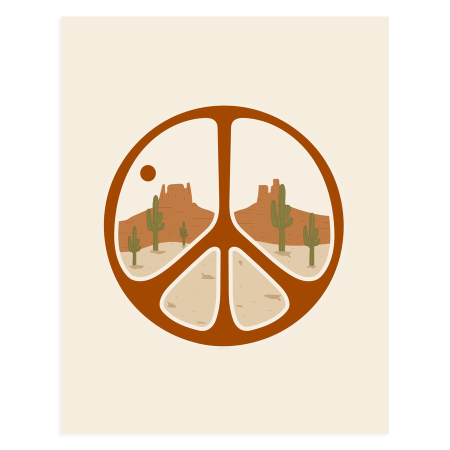 11x14 Desert Peace Art Print