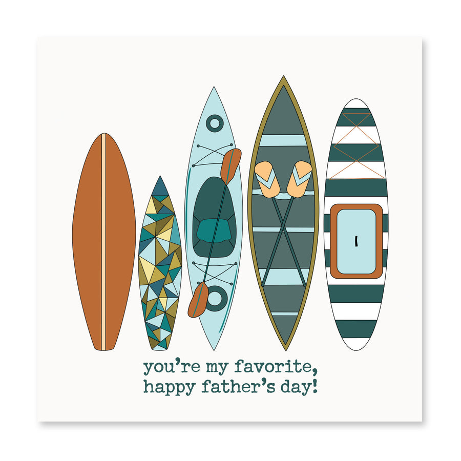 You're My Favorite, Happy Fathers Day! | Father's Day Card