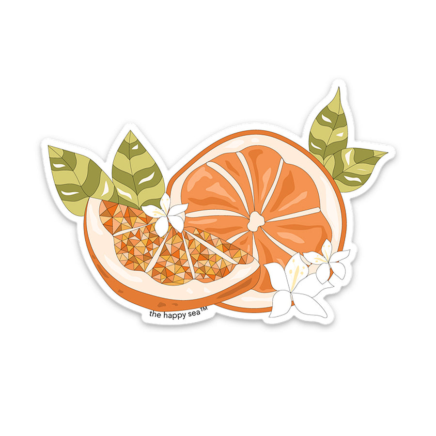 3" Florida Orange Vinyl Sticker
