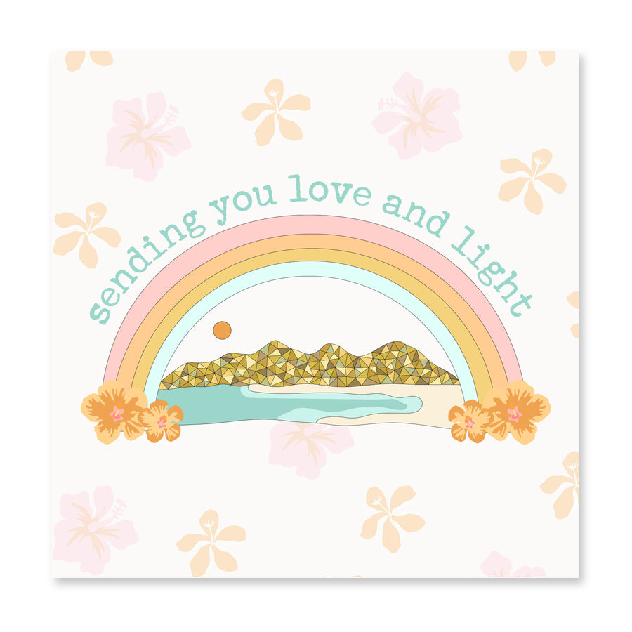 Sending You Love And Light | Encouragement Card