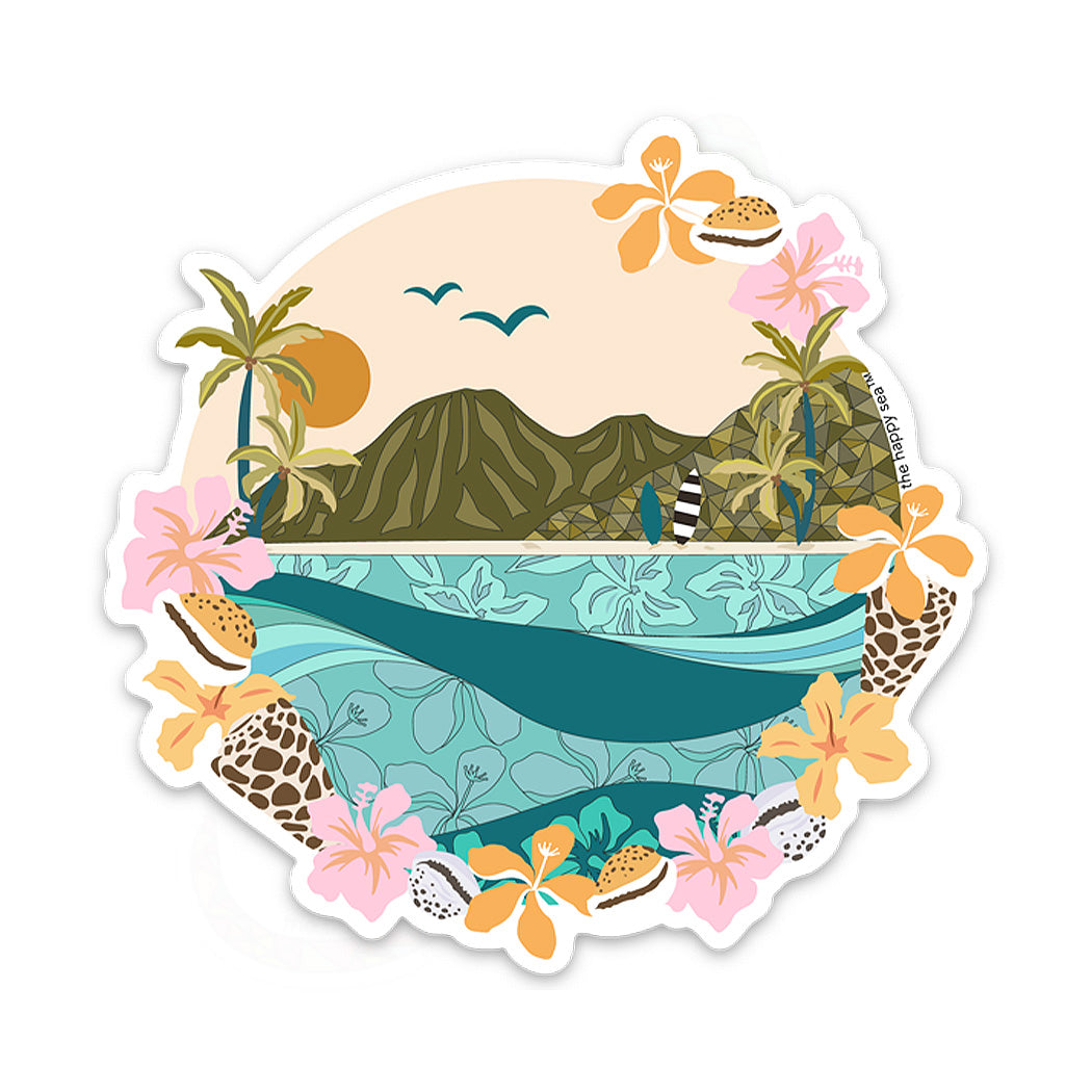 The Happy Sea Yoga Collection Stickers