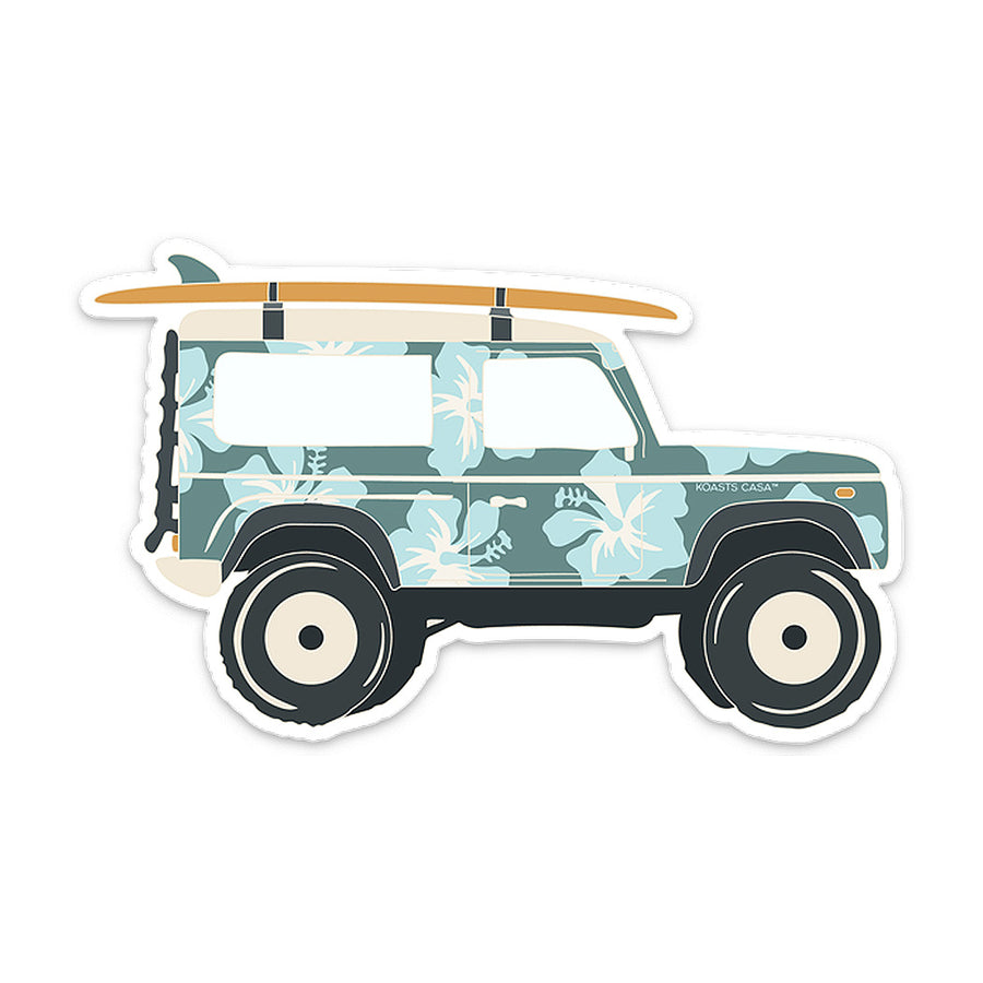 4" Hibiscus FJ Vinyl Sticker