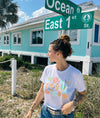 KOAST'S CASA COSTA FLOWERS CROP TOP