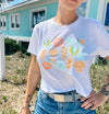 KOAST'S CASA COSTA FLOWERS CROP TOP
