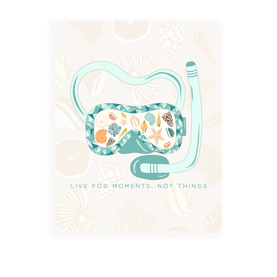 Live For Moments, Not Things 11x14 Art Print