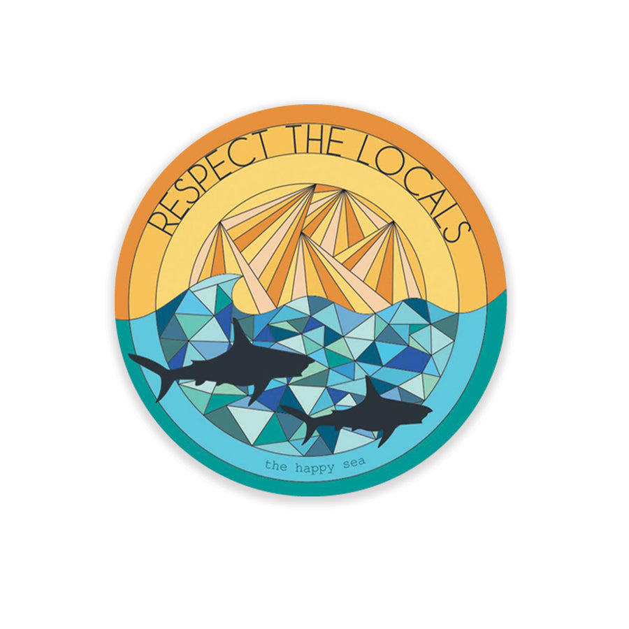 2.5" Respect The Locals Magnet