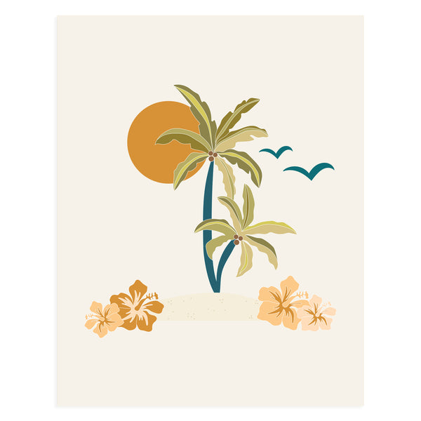 11x14 Koast's Casa On An Island Art Print