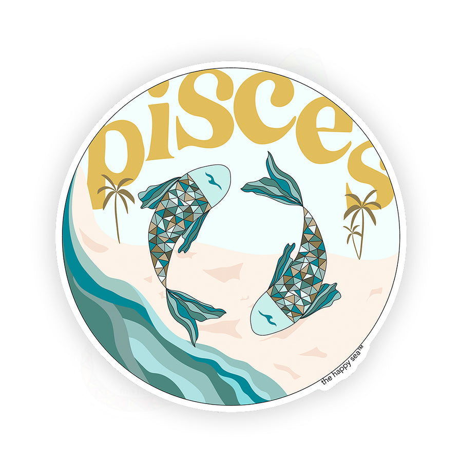 3.5" Pisces Vinyl Sticker