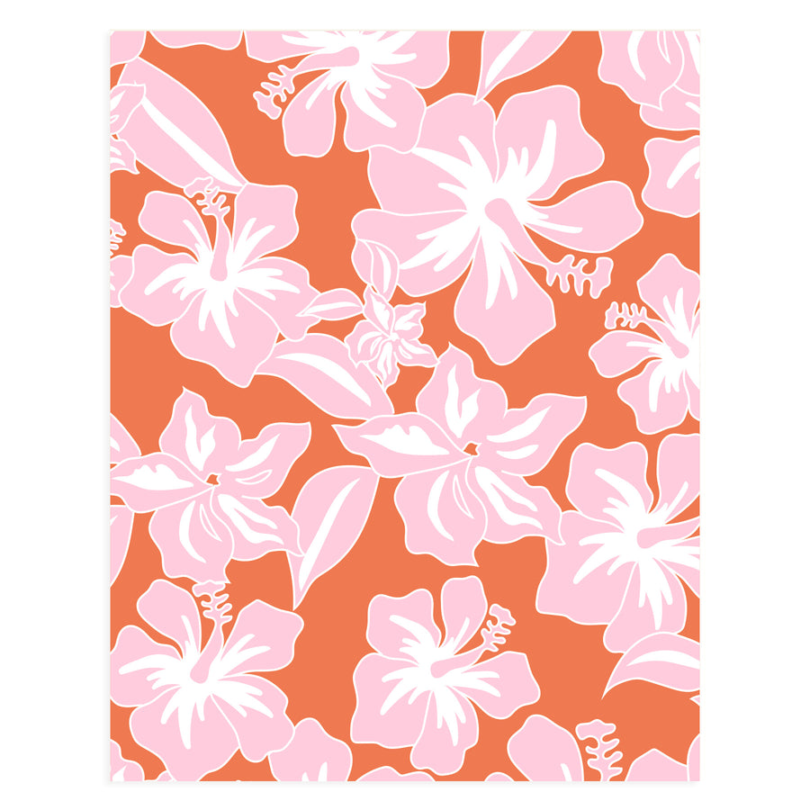 11x14 Tropical Hibiscus Art Print